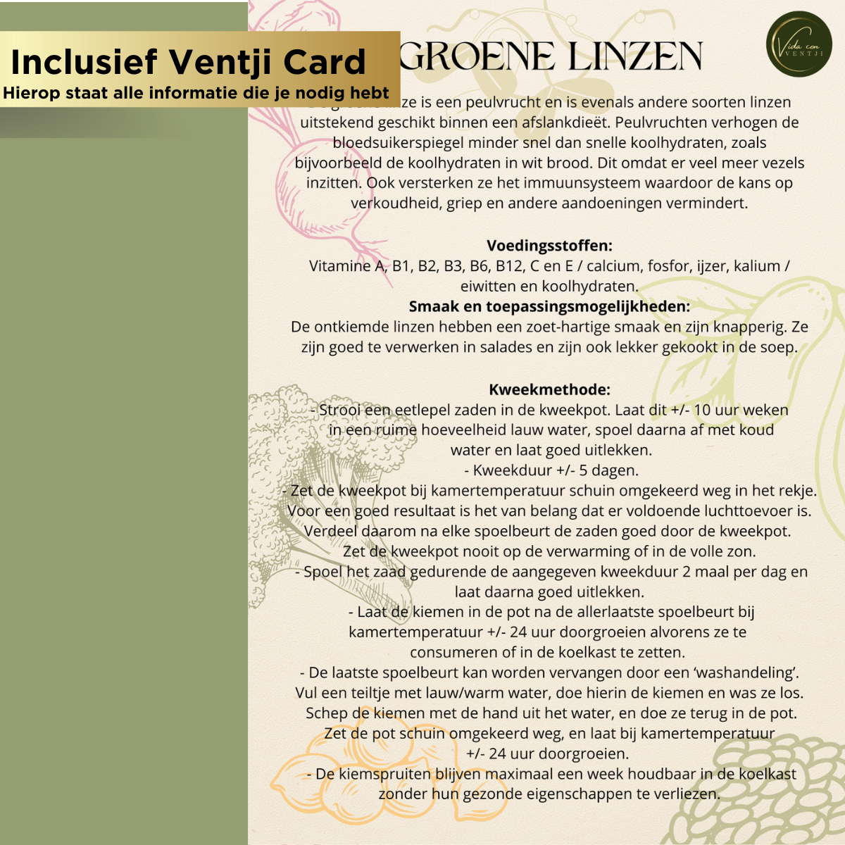 Groene linzen