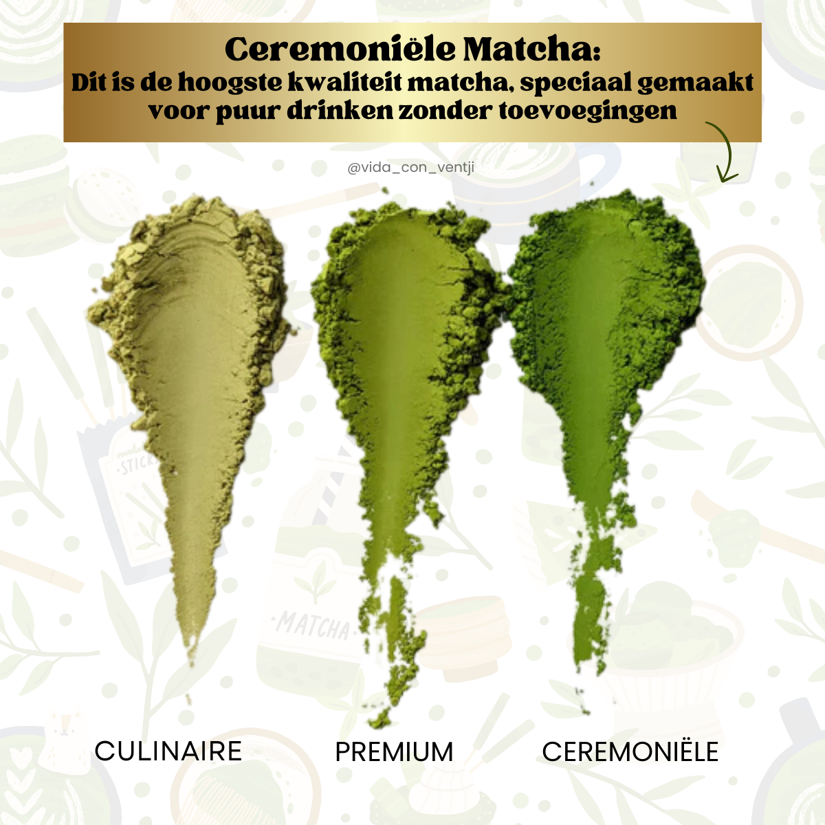 1e klas ceremoniële Matcha