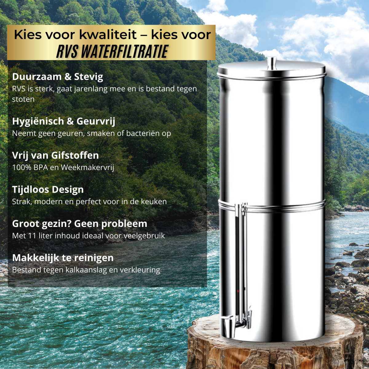 RVS Waterfilter