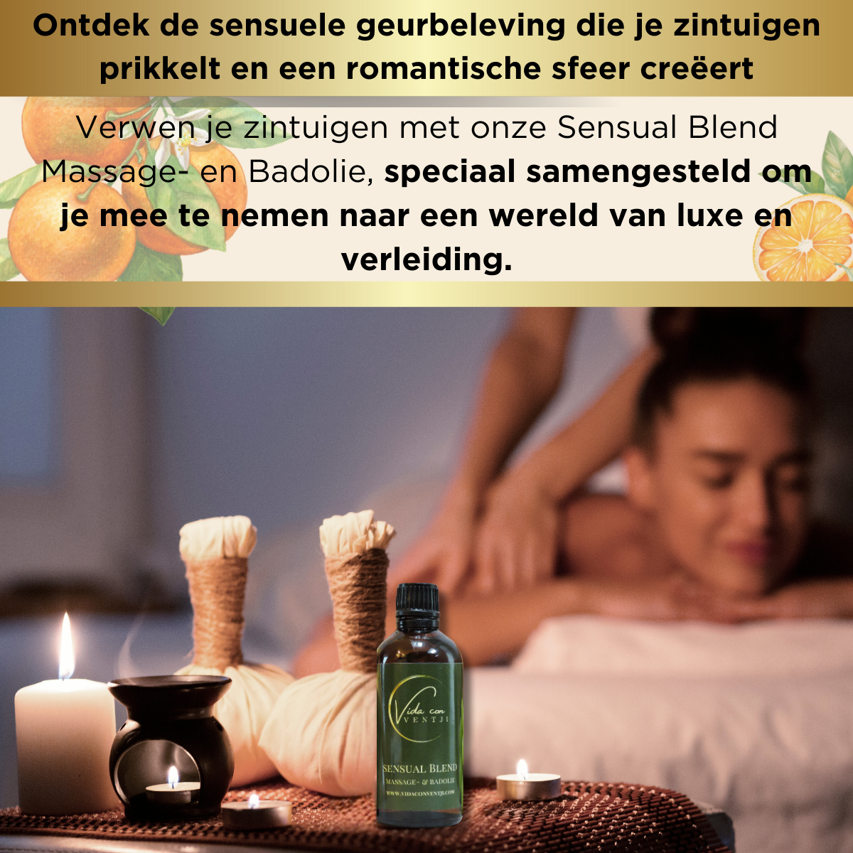 Massage- & Badolie Sensual Blend