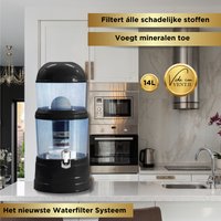 Zwaartekracht Waterfilter Zwart